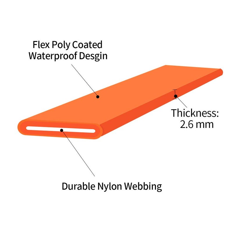 NIMBLE Long Dog Leash Waterproof Recall Training Lead Outdoor Long Line Great for Training, Beach, Play, Camping, or Backyard - Image 2